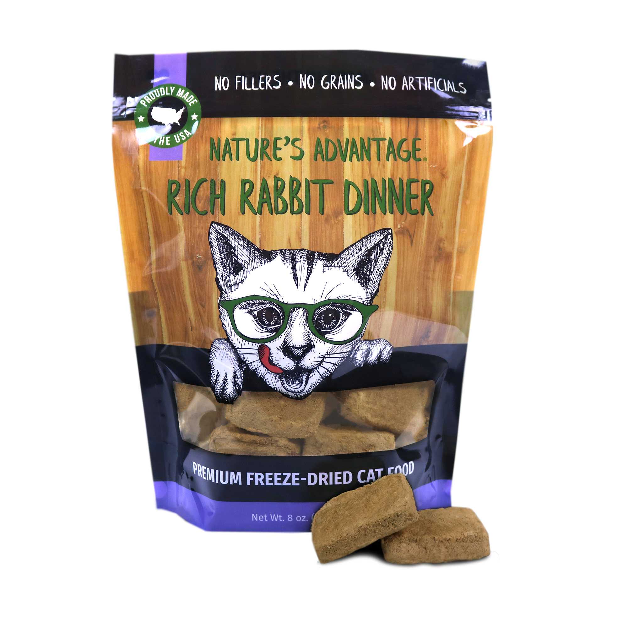 Rabbit dry cheap cat food