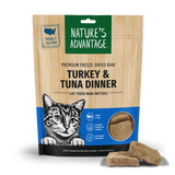 Freeze-Dried Turkey & Tuna Dinner Cat Food Mini Patties