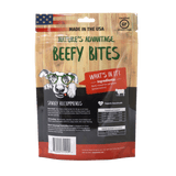 freeze dried Beef Dog Treats, grain free dog treats - Back of Bag