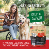 beef dog food - pure ingreidents