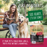 Chicken Hearts Dog Treats - pure ingredients