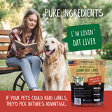 beef liver dog treats, freeze dried beef liver treats for dogs - pure ingredients