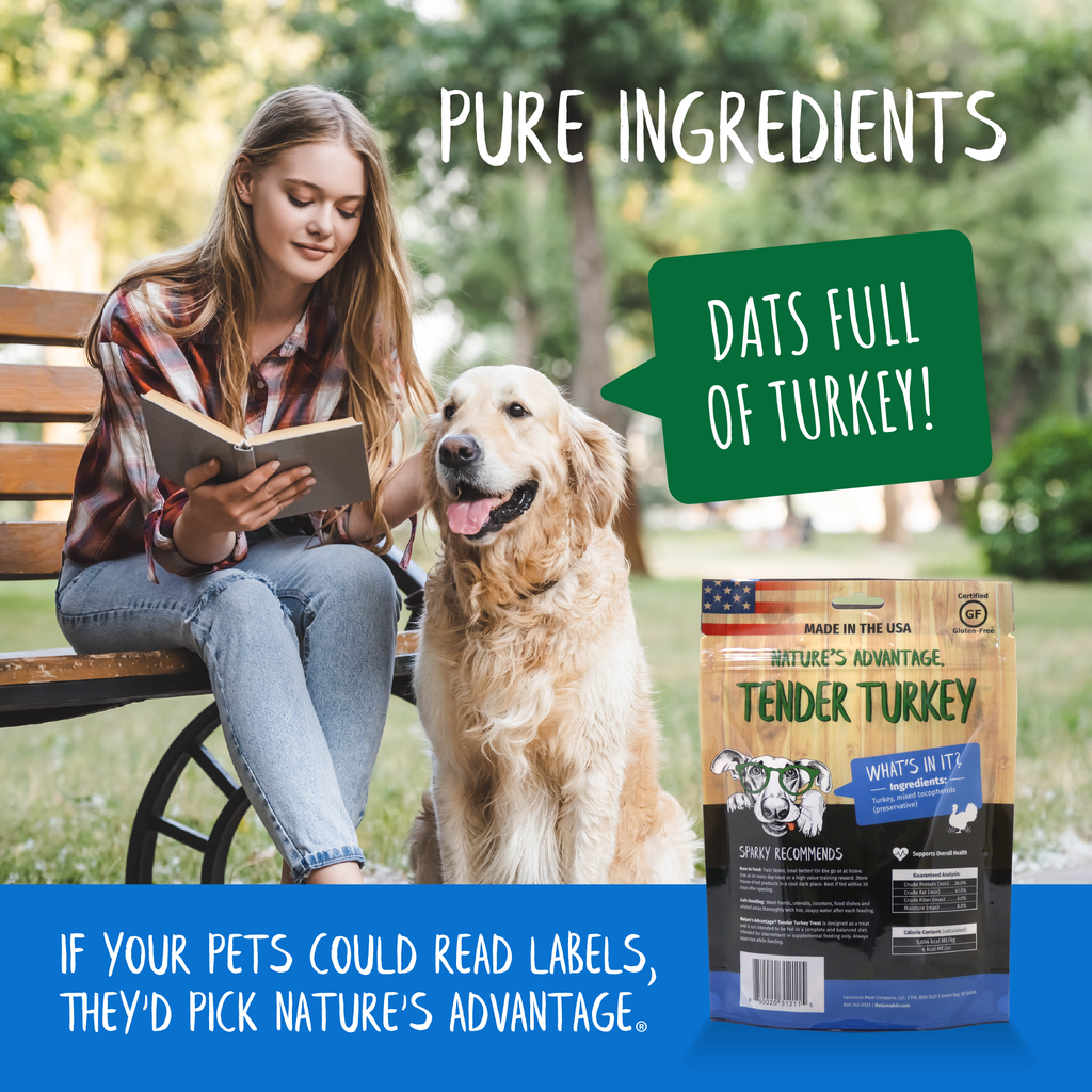 Turkey Dog Treats - pure ingredients